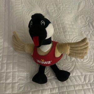 Wawa Plush Goose Toy with Red Shirt